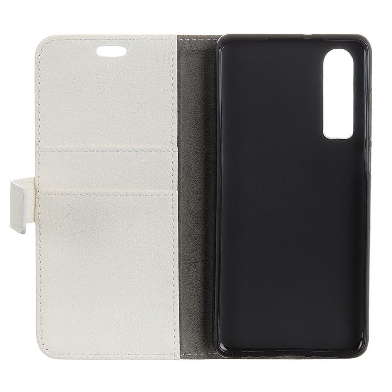 Leren Hoesje voor Huawei P30 Retro Leerstijl