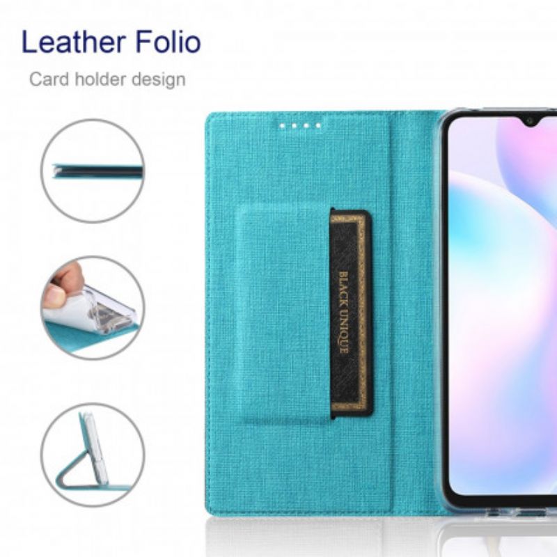 Folio-hoesje Sony Xperia 10 Iii Telefoonhoesje Getextureerde Vili Dmx