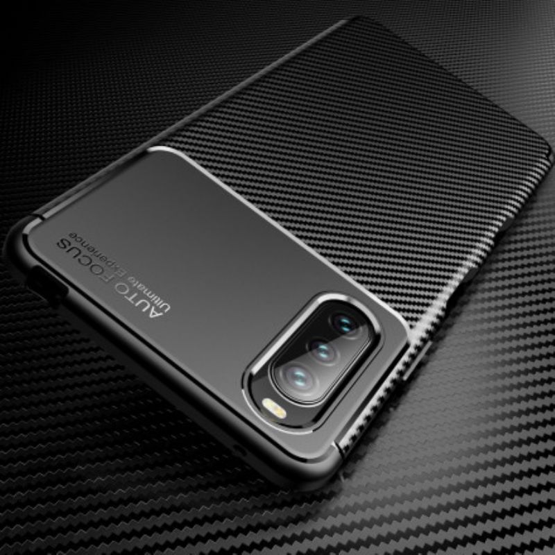 Hoesje Sony Xperia 10 Iii Flexibele Koolstofvezel