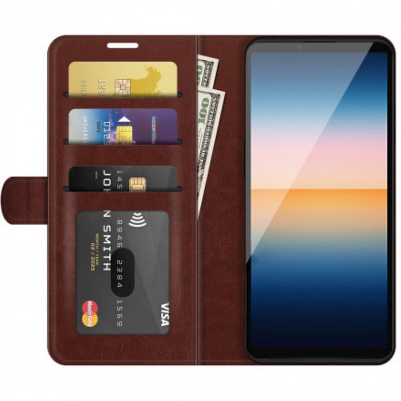 Leren Hoesje Sony Xperia 10 Iii Ultra Kunstleer