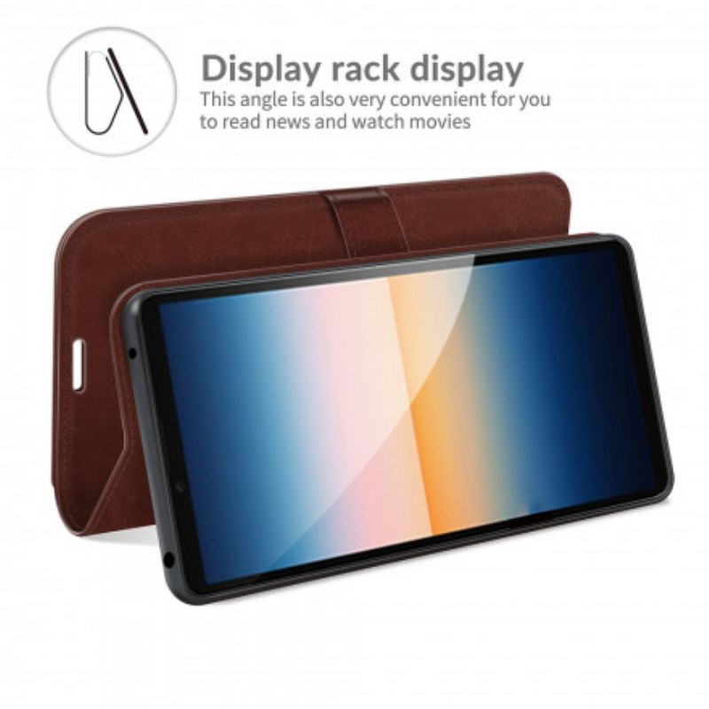 Leren Hoesje Sony Xperia 10 Iii Ultra Kunstleer
