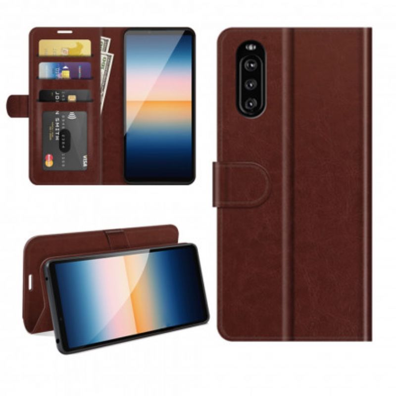 Leren Hoesje Sony Xperia 10 Iii Ultra Kunstleer