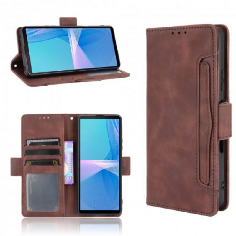 Leren Hoesje Voor Sony Xperia 10 Iii Eersteklas Multikaart