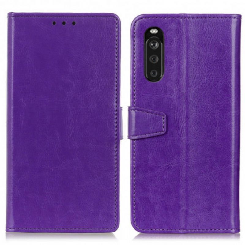 Leren Hoesje Voor Sony Xperia 10 Iii Klassiek Leereffect