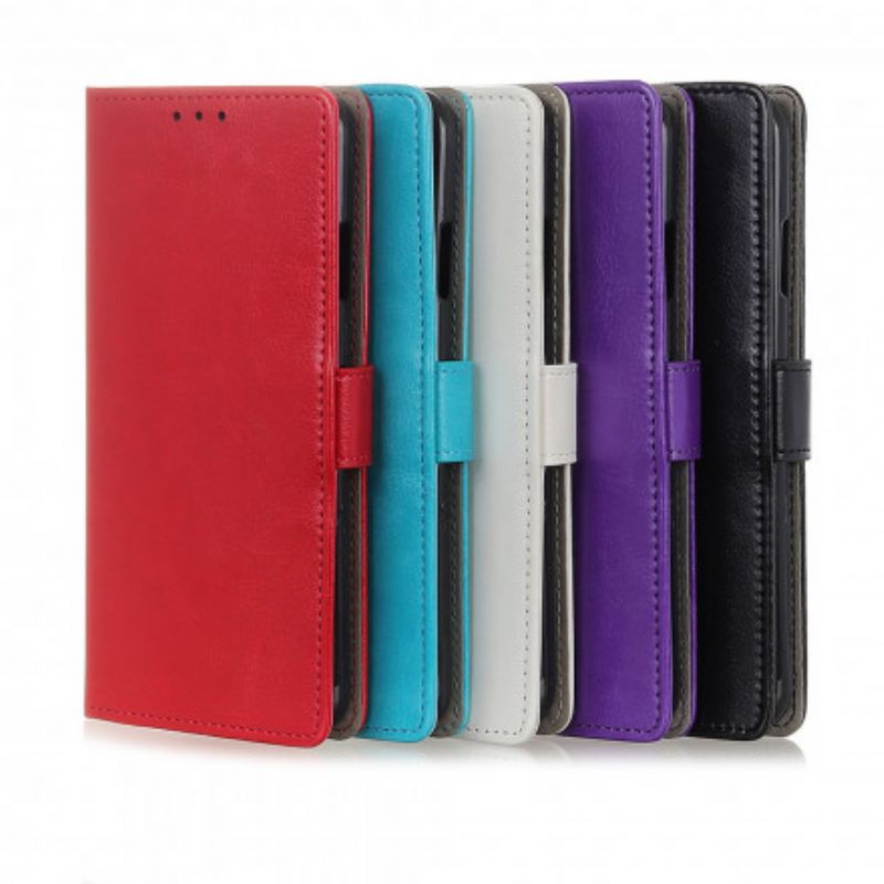 Leren Hoesje Voor Sony Xperia 10 Iii Klassiek Leereffect