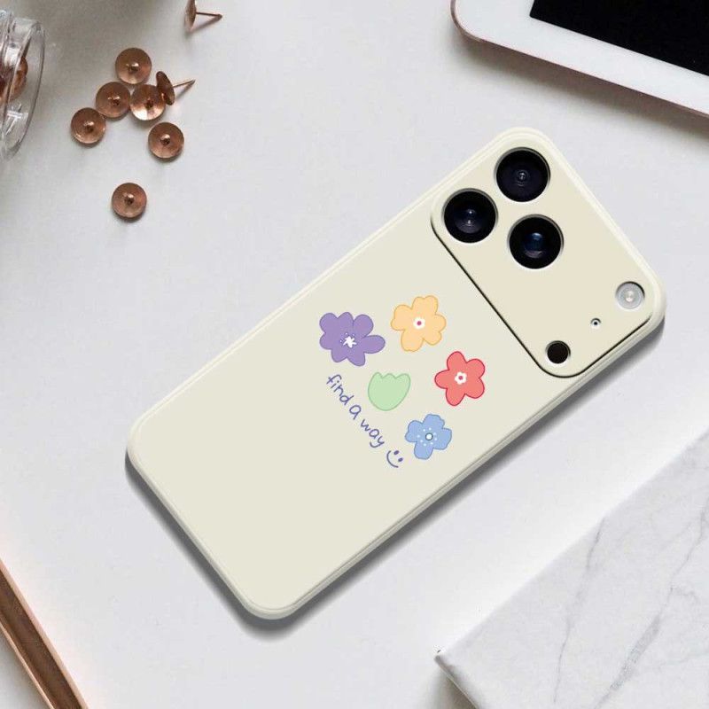 Case Hoesje iPhone 17 Pro Max Telefoonhoesje Kleine Bloemen