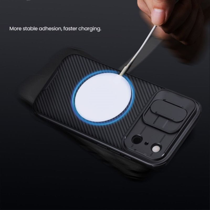 Cover Hoesje iPhone 17 Pro Max Telefoonhoesje Camshield Pro Camerabeschermer Nillkin