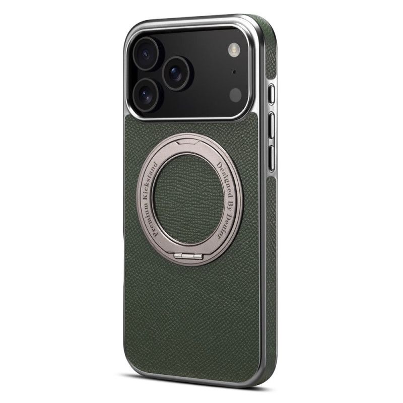 Cover Hoesje iPhone 17 Pro Max Telefoonhoesje Gestructureerd Leer