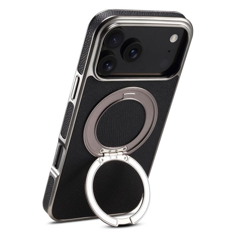 Cover Hoesje iPhone 17 Pro Max Telefoonhoesje Gestructureerd Leer