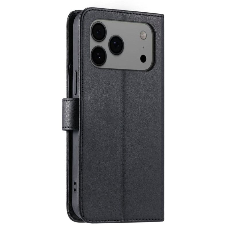 Folio-hoesje iPhone 17 Pro Max Gewatteerd Met Sleutelkoord En Schouderband