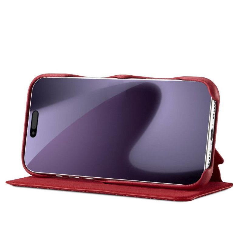 Folio-hoesje iPhone 17 Pro Max Lc.imeeke Hoesje Met Suède-effect Bescherming Hoesje