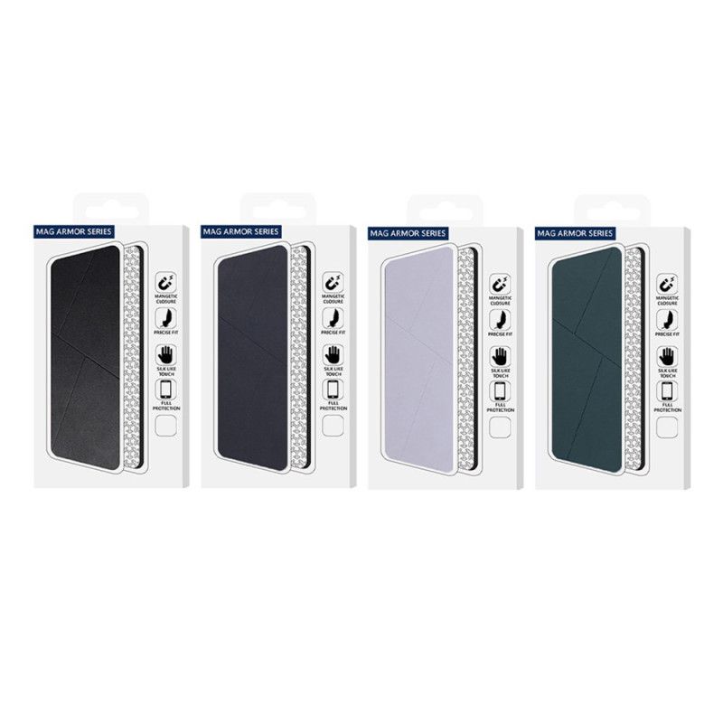 Folio-hoesje iPhone 17 Pro Max Magnetische Sluiting En Kaarthouder