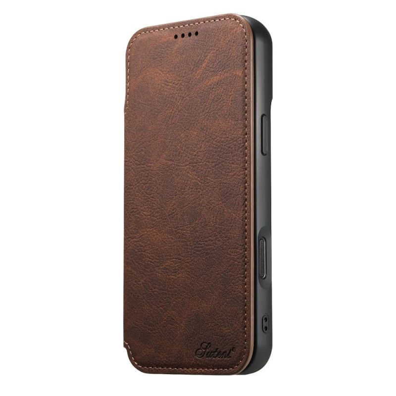 Folio-hoesje iPhone 17 Pro Max Magsafe-compatibel Suteni