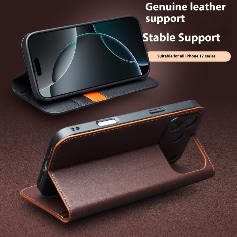 Folio-hoesje iPhone 17 Pro Max Qialino Bescherming Hoesje