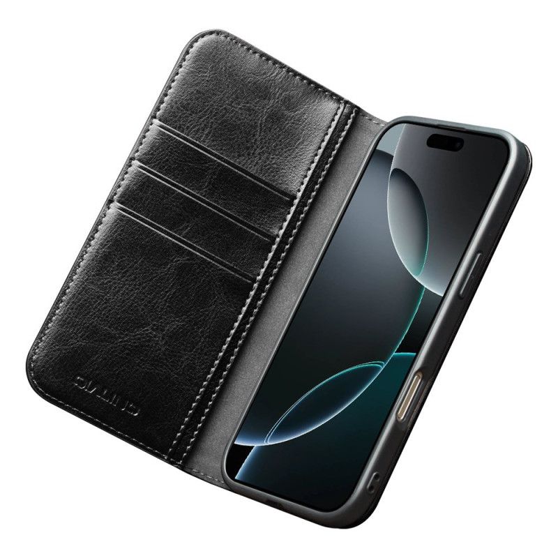 Folio-hoesje Voor iPhone 17 Pro Max Qialino Leer