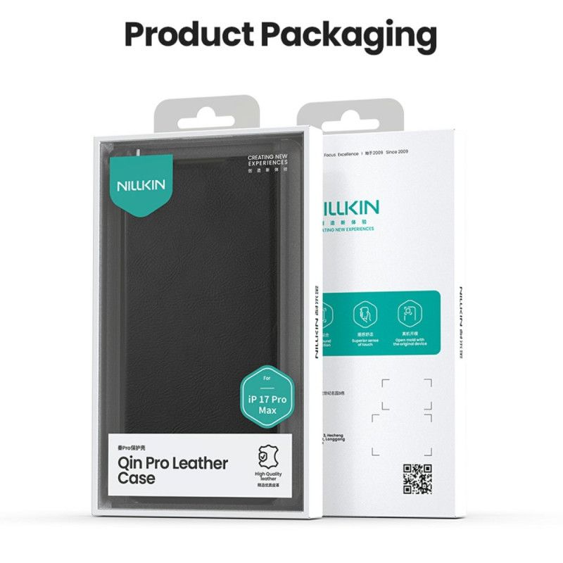 Folio-hoesje Voor iPhone 17 Pro Max Qin Pro Series Nillkin