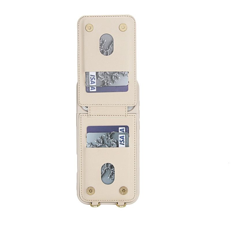 Hoesje iPhone 17 Pro Max Kaarthouder En Schouderband