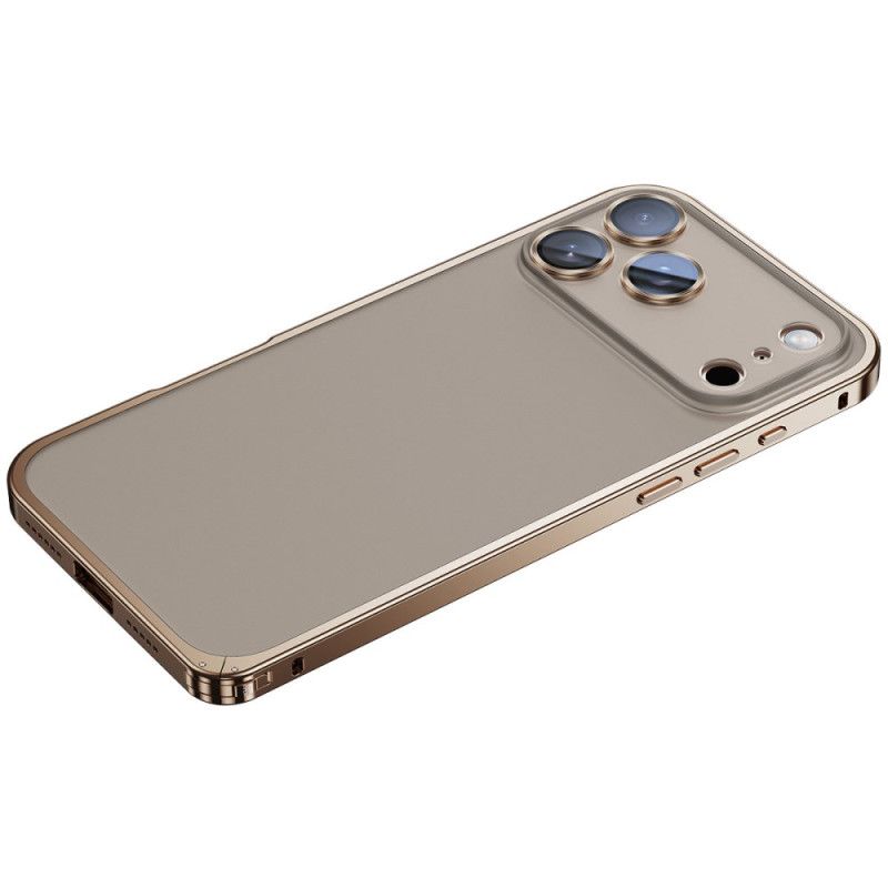Hoesje iPhone 17 Pro Max Metalen Frame Bescherming Hoesje