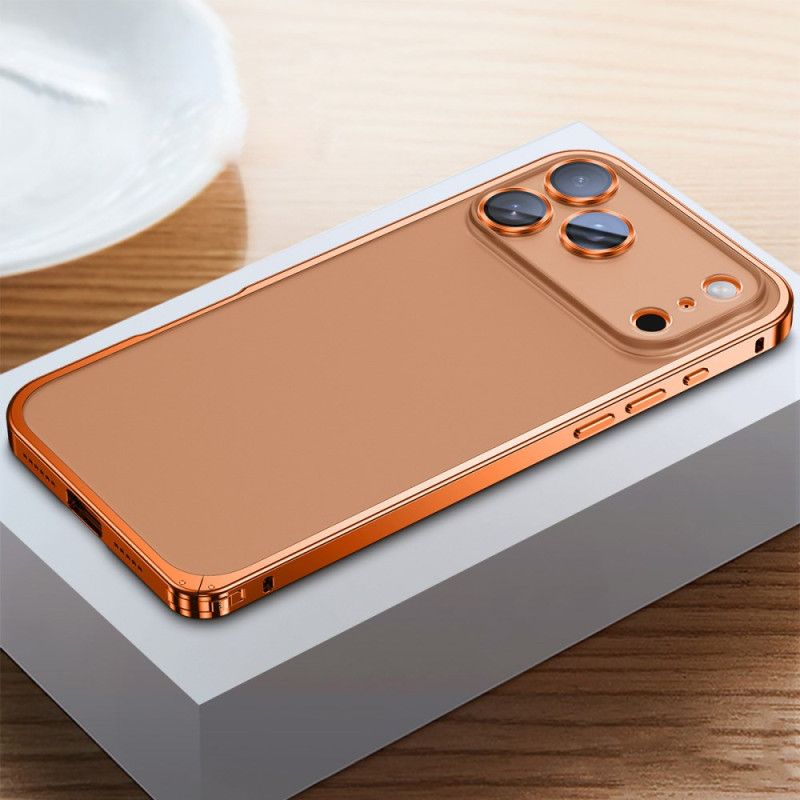 Hoesje iPhone 17 Pro Max Metalen Frame Bescherming Hoesje
