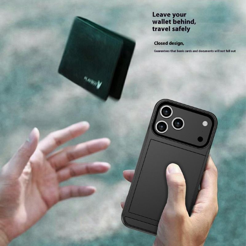 Hoesje iPhone 17 Pro Max Schuifbare Kaarthouder