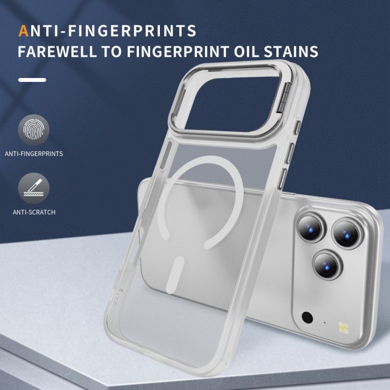 Hoesje Voor iPhone 17 Pro Max Magnetische Houder Met Matte Lens