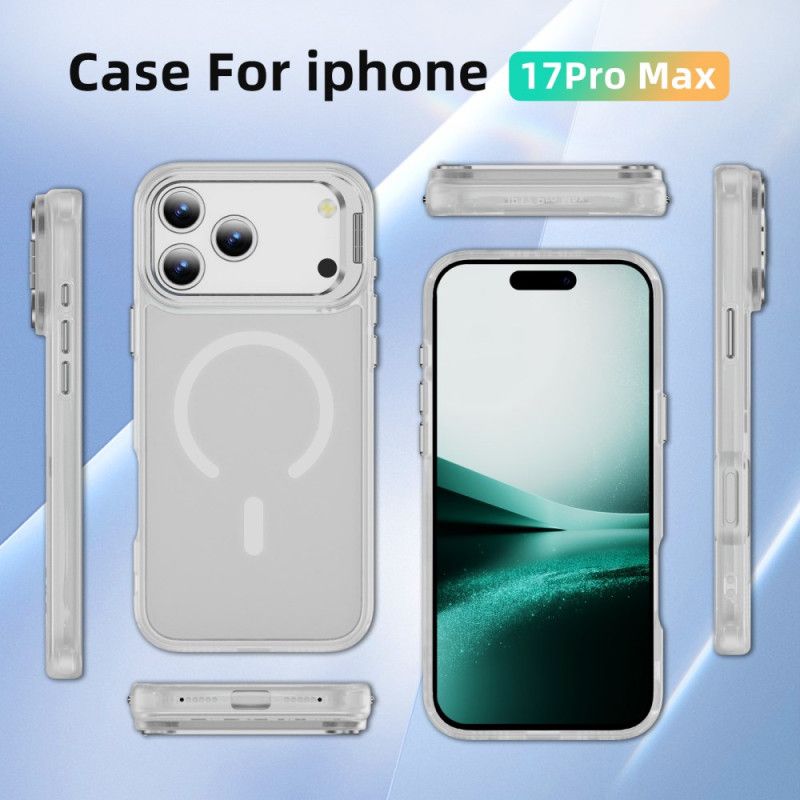 Hoesje Voor iPhone 17 Pro Max Magnetische Houder Met Matte Lens