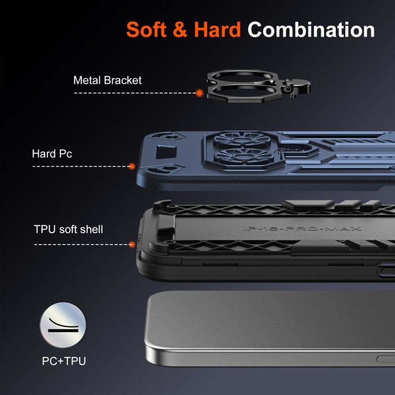 Hoesje Voor iPhone 17 Pro Max Ringhouder En Standaard