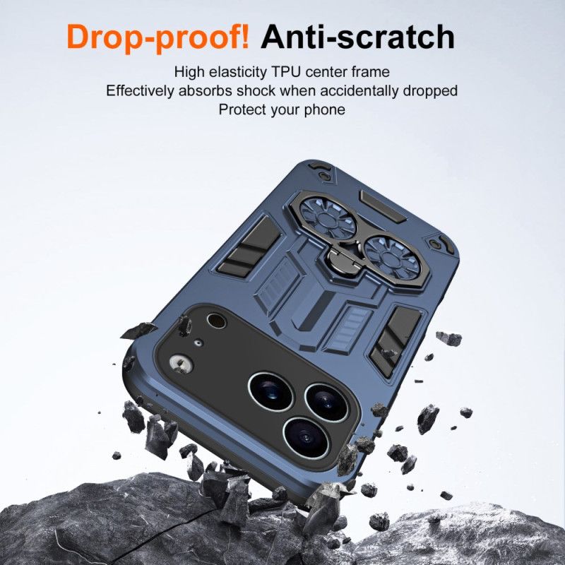 Hoesje Voor iPhone 17 Pro Max Ringhouder En Standaard