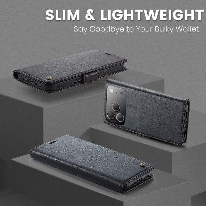 Leren Hoesje Voor iPhone 17 Pro Max Caseme