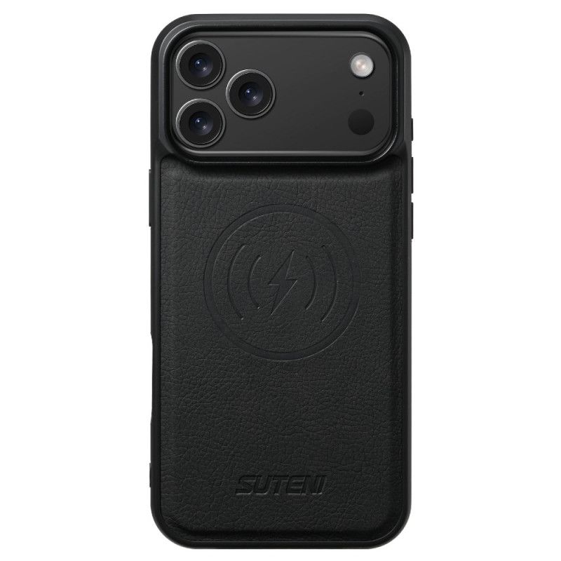 Leren Hoesje Voor iPhone 17 Pro Max Magsafe 2-in-1 Suteni