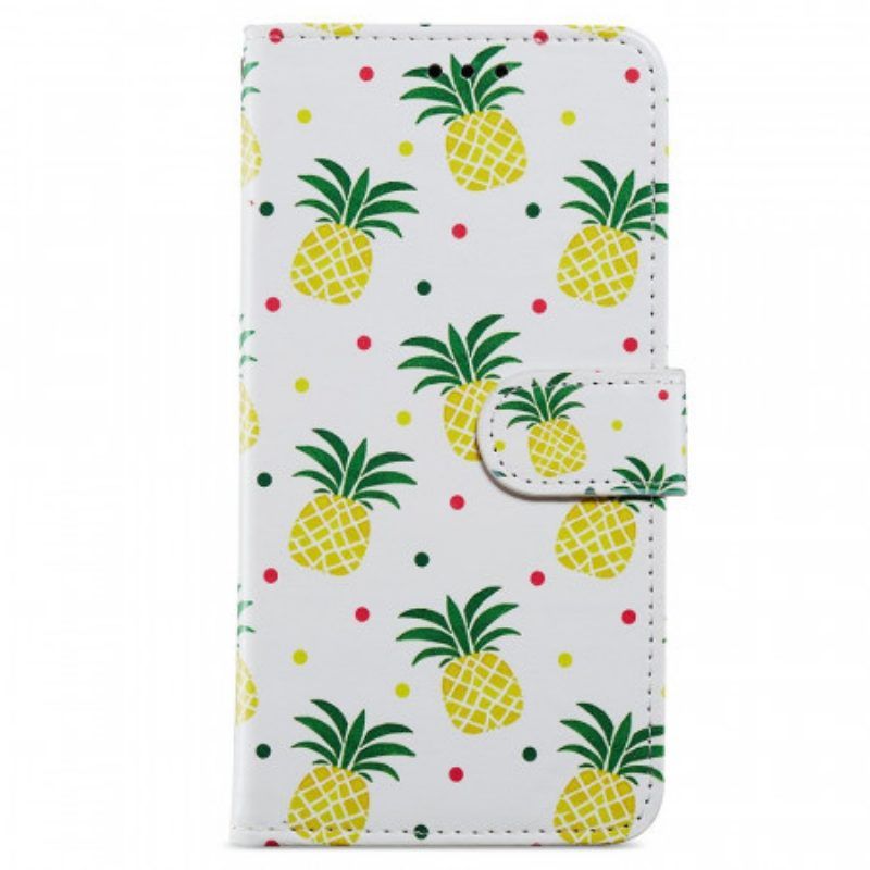 Flip Case voor Samsung Galaxy A13 Driehoeken Met Lanyard