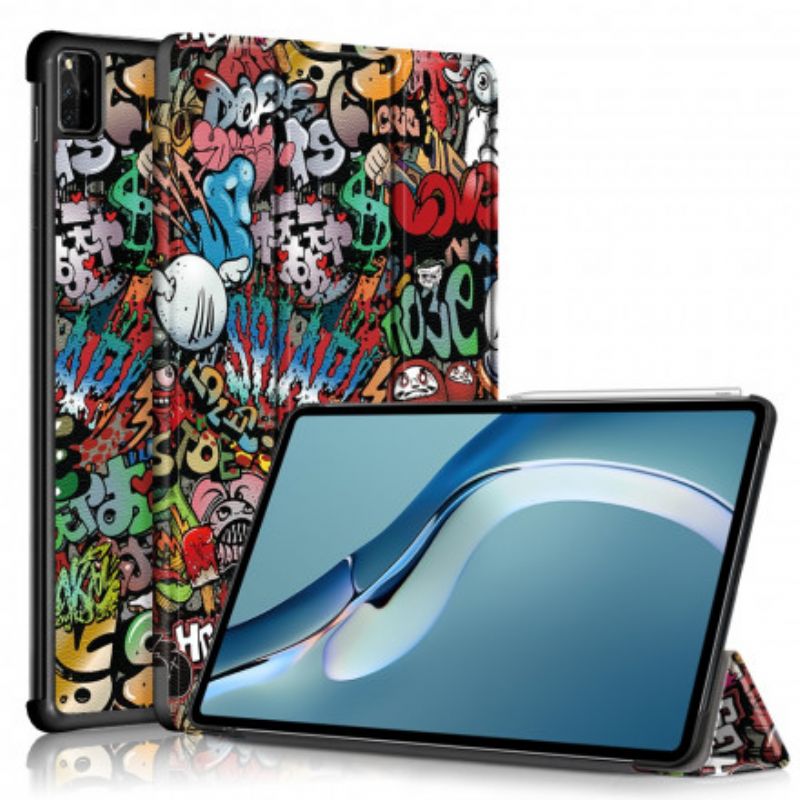 Smart Case Huawei Matepad Pro 12.6 (2021) Verbeterde Graffiti