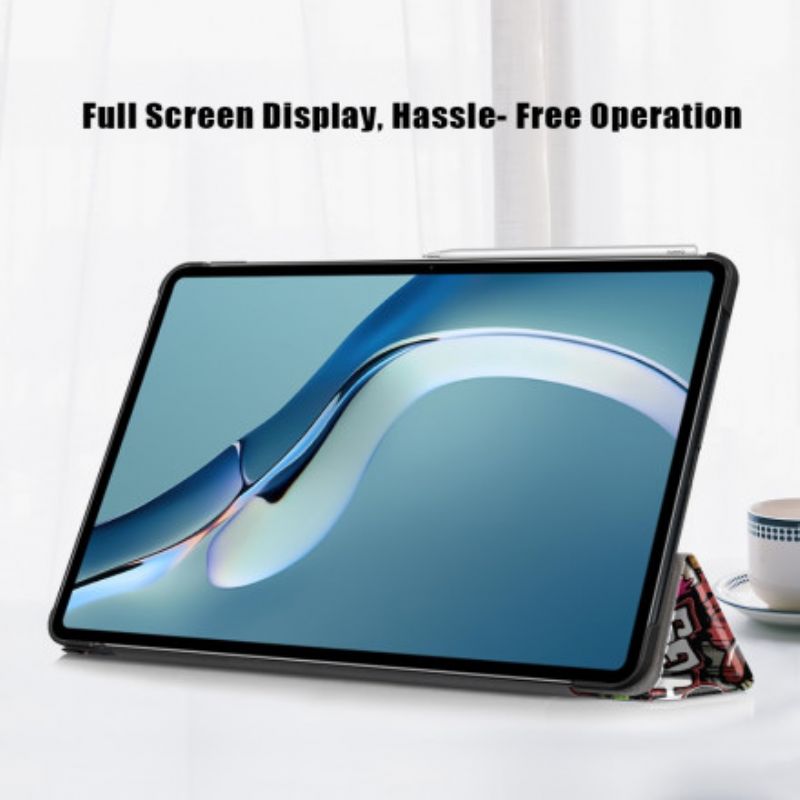 Smart Case Huawei Matepad Pro 12.6 (2021) Verbeterde Graffiti