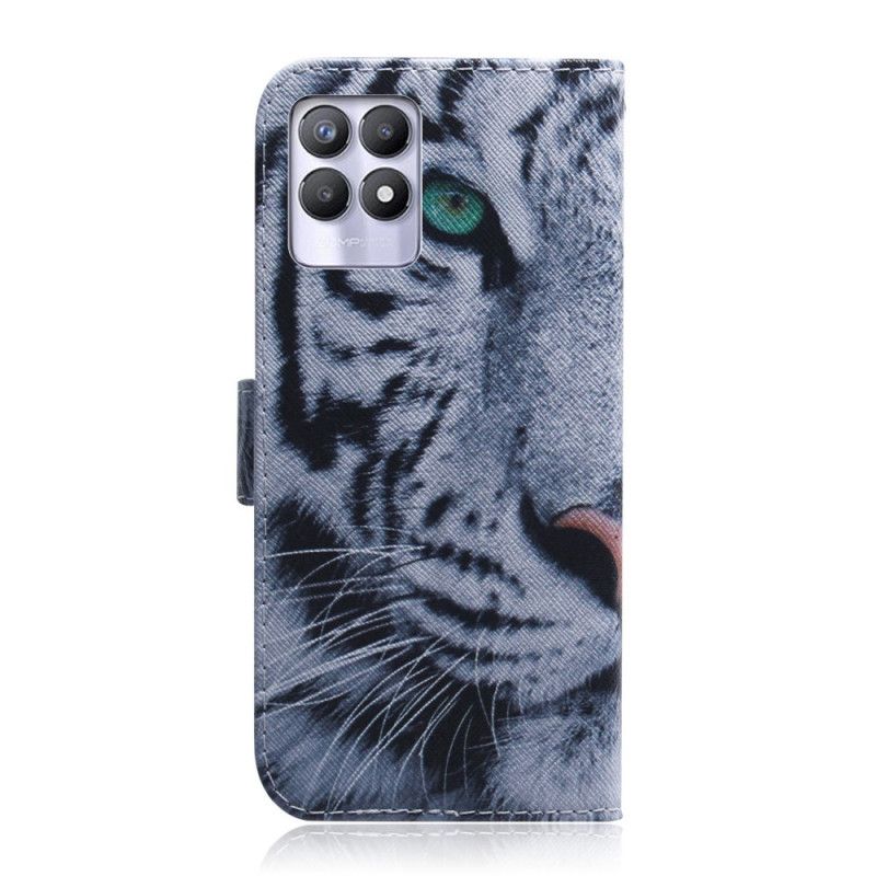 Bescherming Hoesje Realme 8i Tijgergezicht