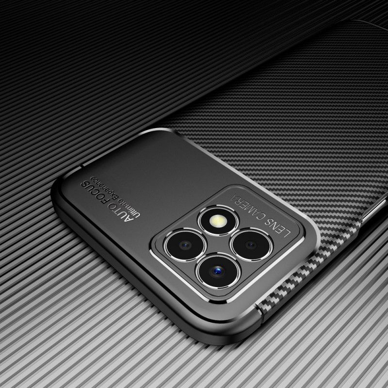 Case Hoesje Realme 8i Telefoonhoesje Flexibele Koolstofvezel