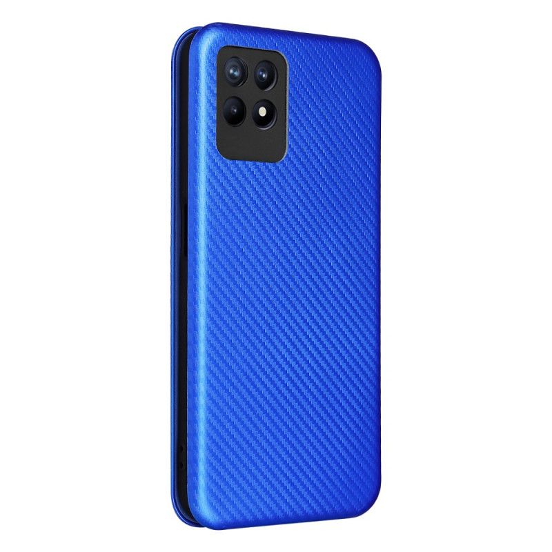 Folio-hoesje Realme 8i Koolstofvezel Bescherming Hoesje