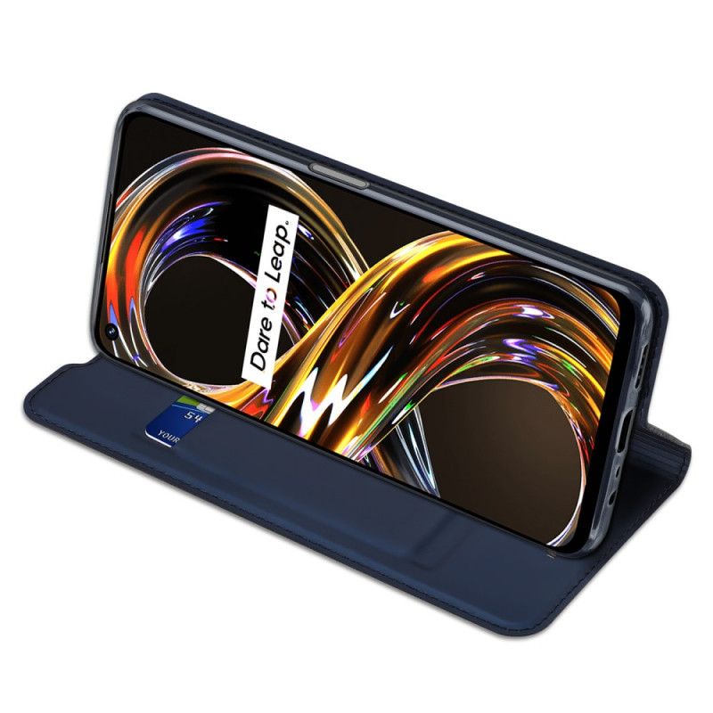 Folio-hoesje Voor Realme 8i Skin Pro Dux Ducis