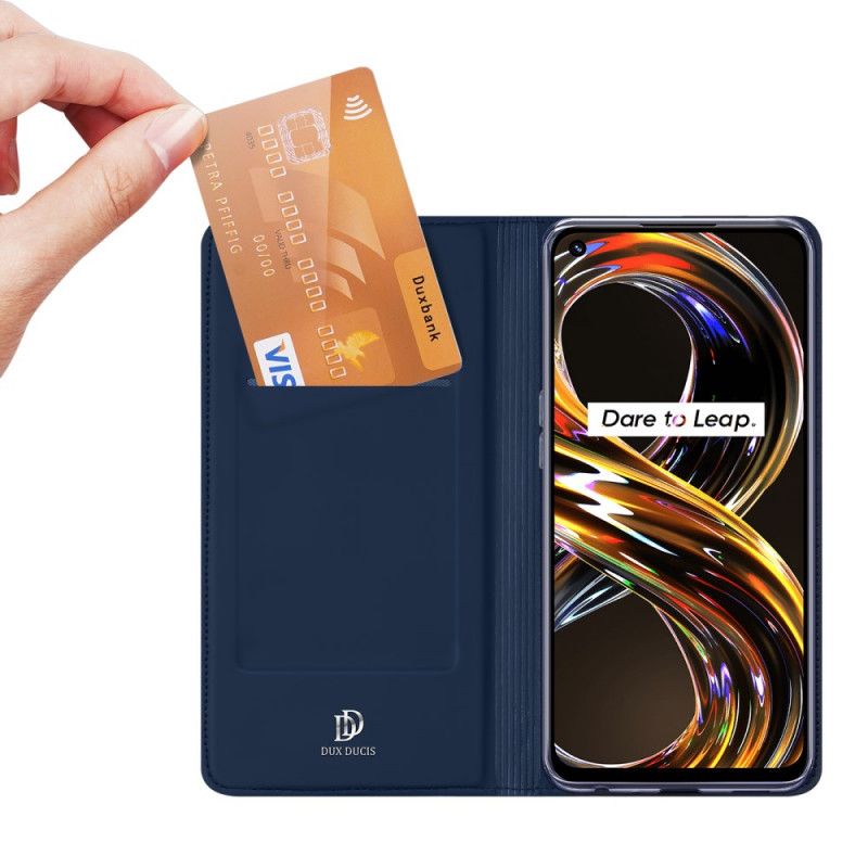 Folio-hoesje Voor Realme 8i Skin Pro Dux Ducis