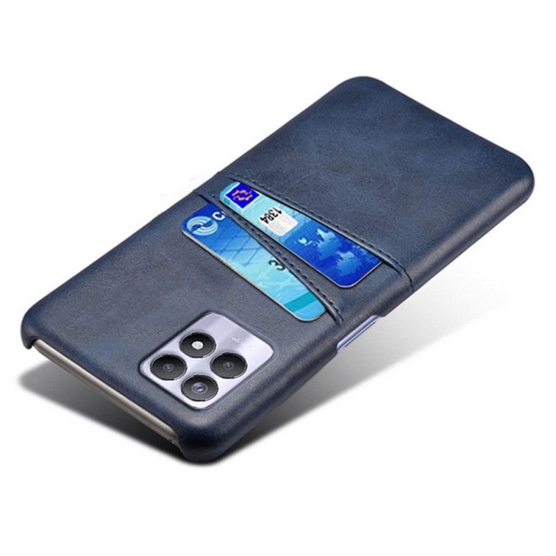 Hoesje Realme 8i Ksq Kaarthouder Bescherming Hoesje