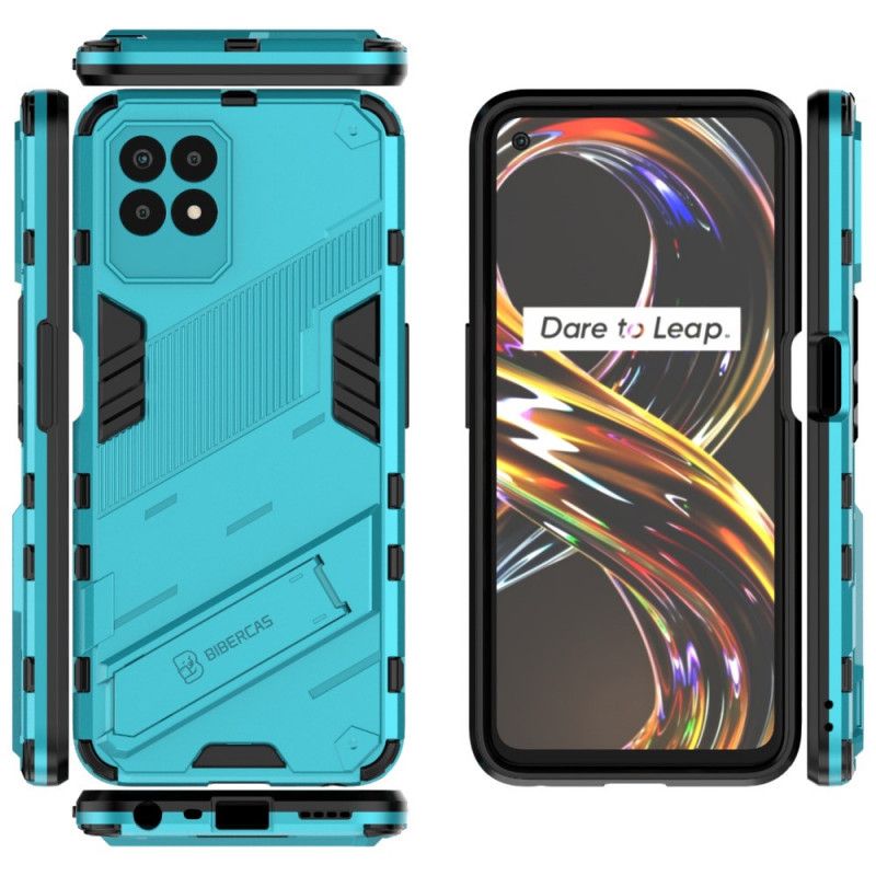 Hoesje Realme 8i Verwijderbare Steun Twee Handenvrije Posities