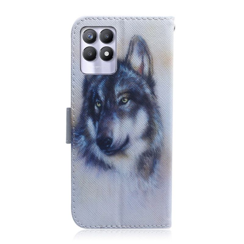 Leren Hoesje Realme 8i Hondenlook