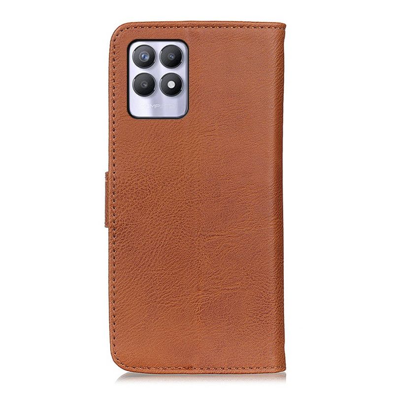 Leren Hoesje Voor Realme 8i Kunstleer Khazneh