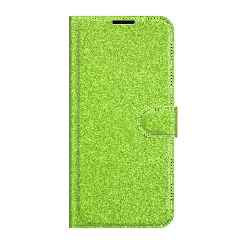 Leren Hoesje voor Oppo Find X3 Neo Klassiek