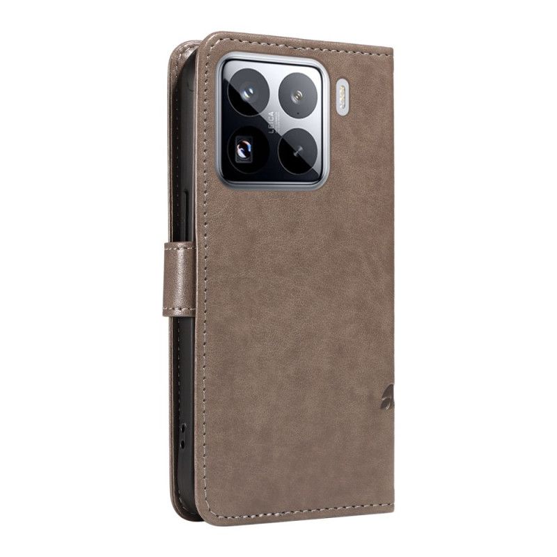 Bescherming Hoesje Xiaomi 15 Pro Bloemen- En Vlinderpatroon