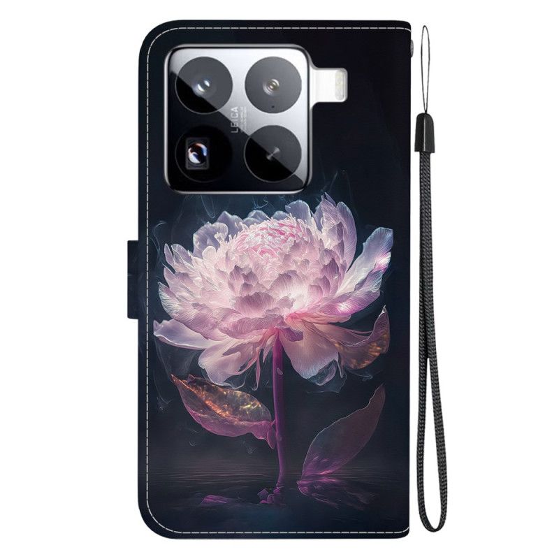 Bescherming Hoesje Xiaomi 15 Pro Paarse Pioenroos
