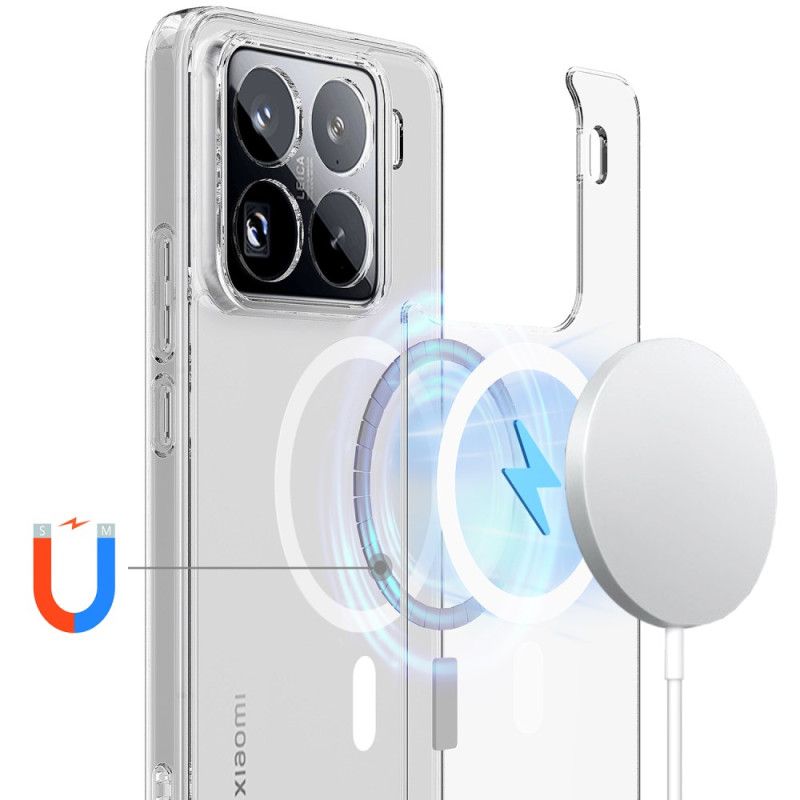 Case Hoesje Xiaomi 15 Pro Telefoonhoesje Transparant Magsafe-compatibel