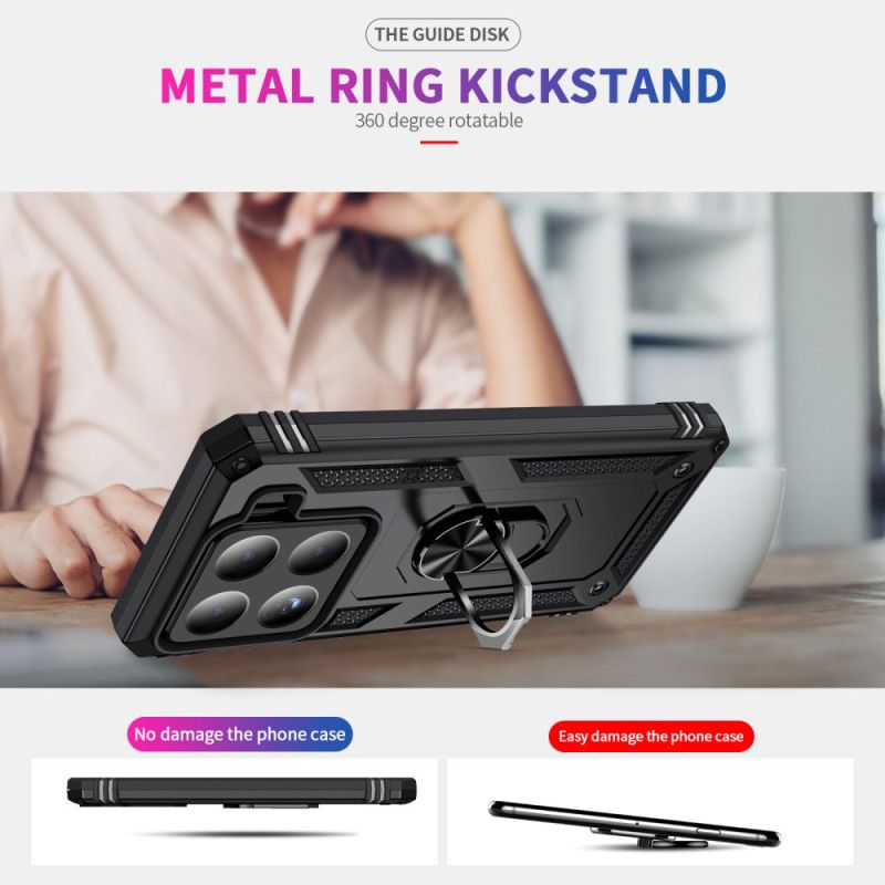 Case Hoesje Xiaomi 15 Pro Telefoonhoesje Ultrabestendige Draaibare Standaard