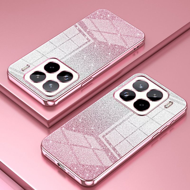 Cover Hoesje Xiaomi 15 Pro Telefoonhoesje Gradiënt Glitter