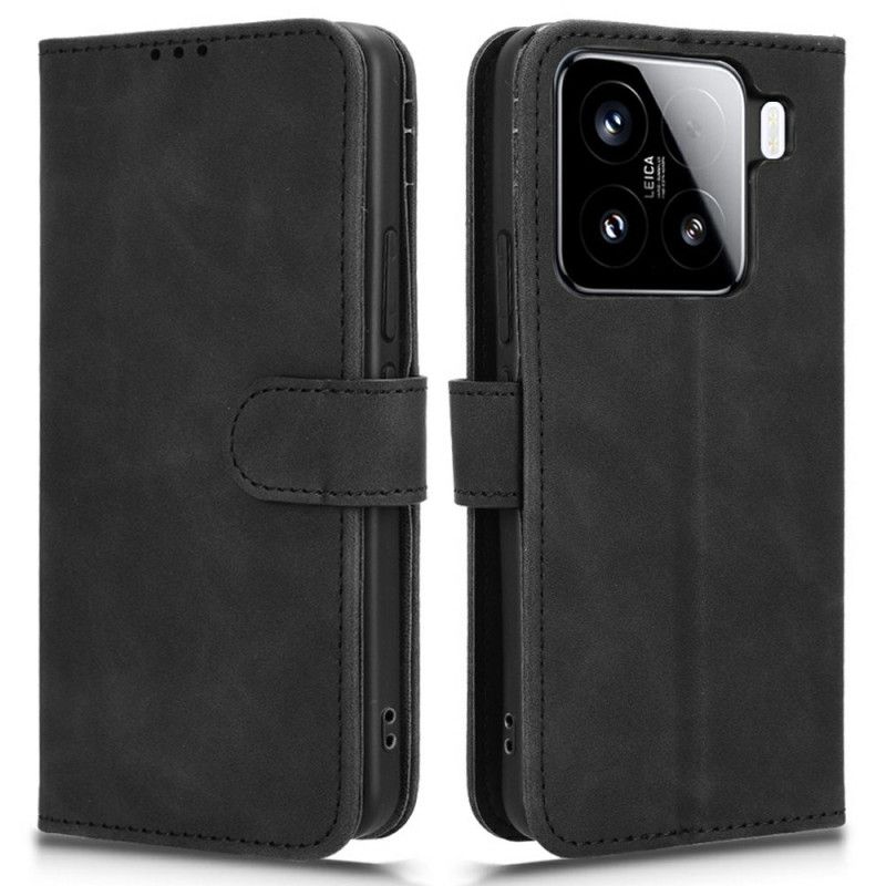 Flip Case Leren Xiaomi 15 Pro Suède-effect