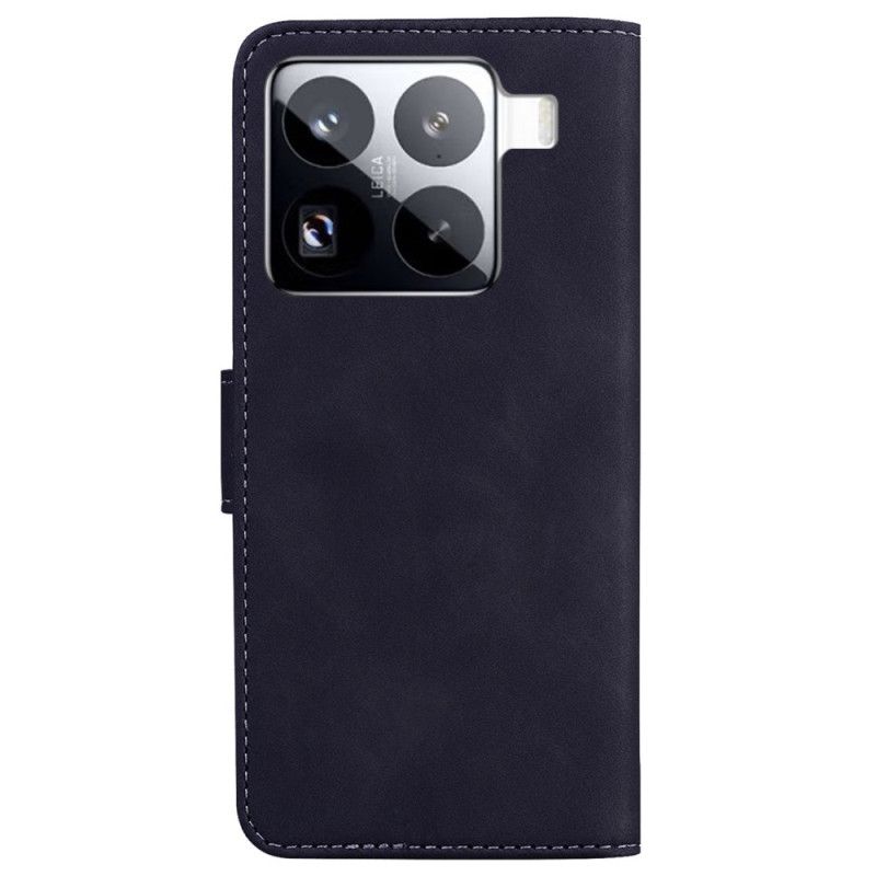 Flip Case Leren Xiaomi 15 Pro Suède-effect